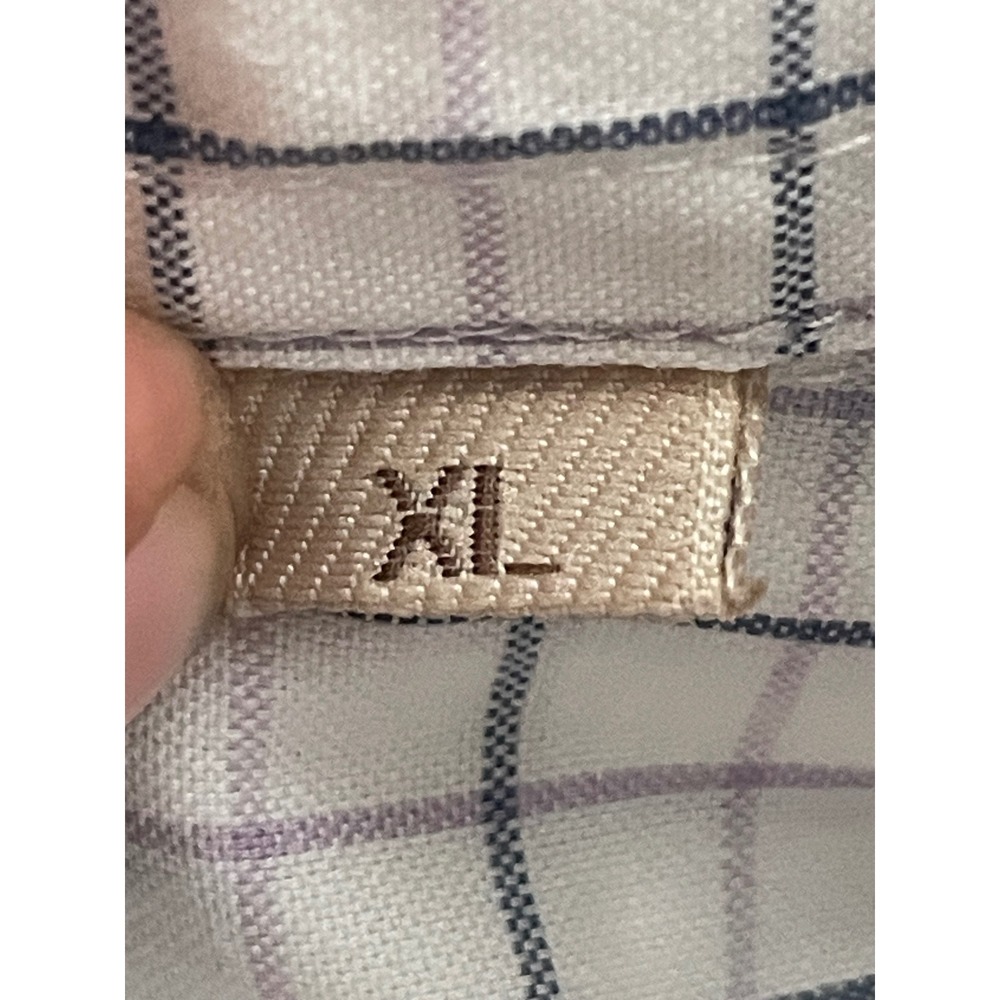 Burberry Brit Short Sleeve Button Down Shirt Mens XL White Check Cotton Pocket - Picture 6 of 10